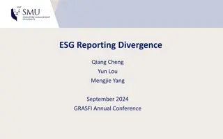 ESG Reporting Divergence and Its Impact