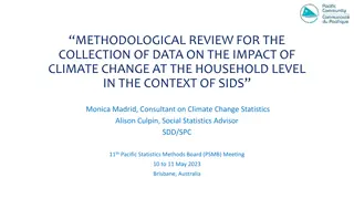 Methodological Review for Data Collection on Climate Change Impact at Household Level