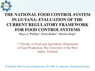 Evaluation of Guyana's National Food Control System