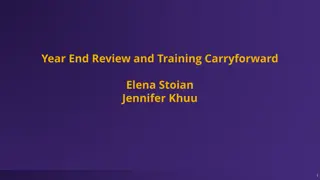 Financial Policy Guidelines for Carryforwards and Reserves