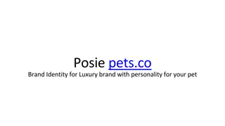 Luxury Brand Identity for Posie Pets Co: Sophisticated Elegance for Pets