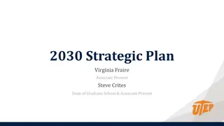 Strategic Planning for Future Success at UTEP