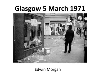 Edwin Morgan's Poem 'Glasgow 5 March 1971'