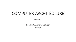 Microprocessor Architecture with Dr. John P. Abraham at UTRGV