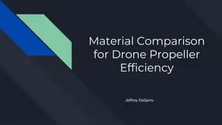 Efficiency Comparison of Drone Propeller Materials