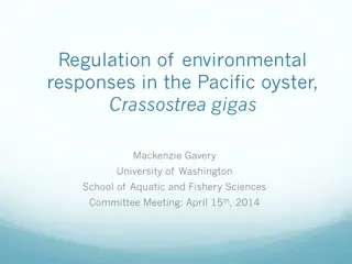 Regulation of Environmental Responses in Pacific Oysters