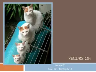 Recursion and Generics in Java