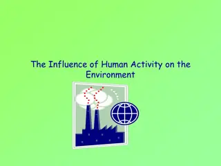 Impact of Human Activity on the Environment