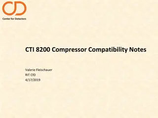 CTI 8200 Compressor Compatibility Notes