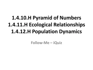 Ecological Relationships and Population Dynamics