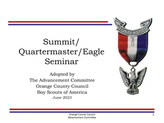 Advancement Requirements in Boy Scouts of America