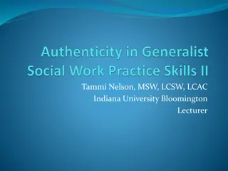 Enhancing Social Work Skills through Peer-Client Experiences