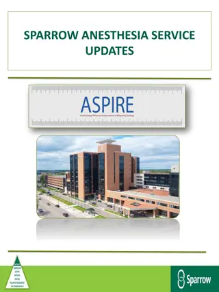 Improve Sparrow Anesthesia Services Quality Measures