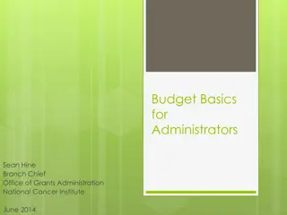 Budget Basics and Cost Considerations in NIH Grant Applications