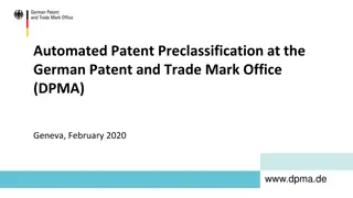 Enhancing Patent Preclassification Process at DPMA through Automation