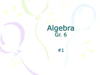Mathematical Problems for Grade 6