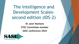 Intelligence and Development Scales - Second Edition Overview