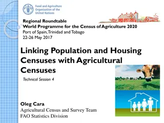 Linking Population and Agricultural Censuses for Improved Data Quality