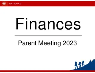 BSA Troop 23 Finances and Activities Overview 2023