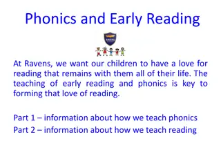 Early Reading and Phonics at Ravens School