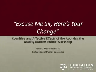 Impact of Quality Matters Rubric Workshop on Online Course Design