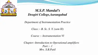 Introduction to Operational Amplifiers in Electronic Circuits
