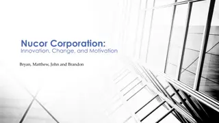 Nucor Corporation: Innovation, Change, and Motivation Journey