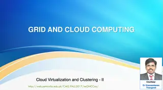 Cloud Virtualization and Clustering Overview