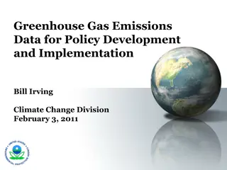 Greenhouse Gas Emissions Data for Policy Development
