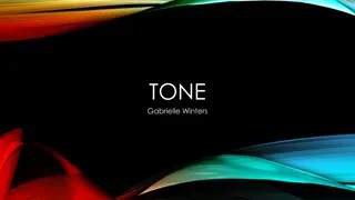 Tone in Writing
