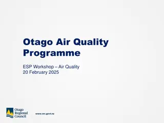 Otago's Air Quality Management Strategy Workshop