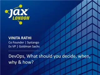 Key Decisions in DevOps Leadership