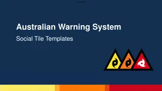 Australian Warning System Social Tile Templates and Style Guide