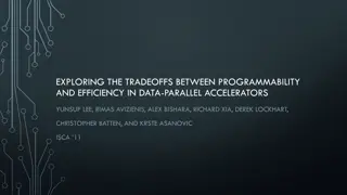 Tradeoffs in Programmmability and Efficiency
