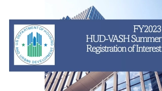 FY2023 HUD-VASH Summer Registration of Interest