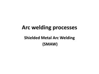 Shielded Metal Arc Welding (SMAW)