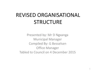Khara Hais Municipality Organisational Structure Overview