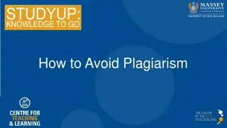 Avoiding Plagiarism: Essential Guidelines