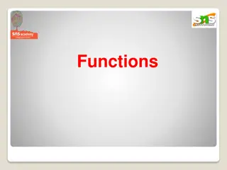 Functions in Programming