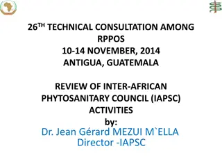 IAPSC's Role in Promoting Plant Health and Trade in Africa