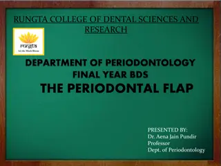 Periodontal Flap Techniques in Dental Surgery