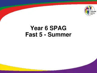 Grammar and Spelling Challenge for Year 6 Students
