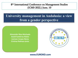 Achieving Gender Equality in Management Positions: A Study on Women's Representation in Andalusian Universities