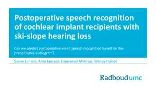 Predicting Postoperative Speech Recognition in Cochlear Implant Recipients
