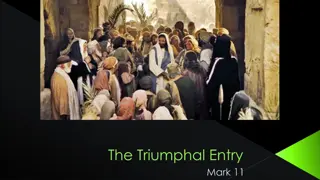 Reflecting on Jesus' Triumphal Entry and Its Meaning