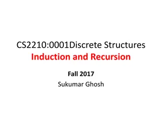 Mathematical Induction in Discrete Structures
