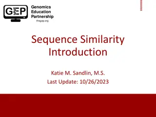 Exploring Sequence Similarity in Bioinformatics