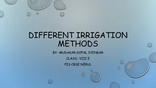 Exploring Modern Irrigation Methods for Sustainable Agriculture