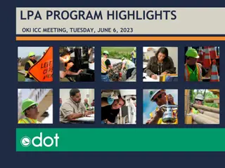 Local Public Agency Program Overview for Transportation Projects
