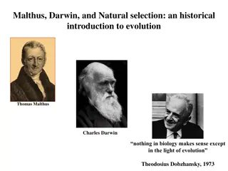 Evolutionary Insights from Malthus, Darwin, and Natural Selection